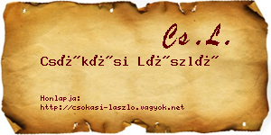 Csókási László névjegykártya
